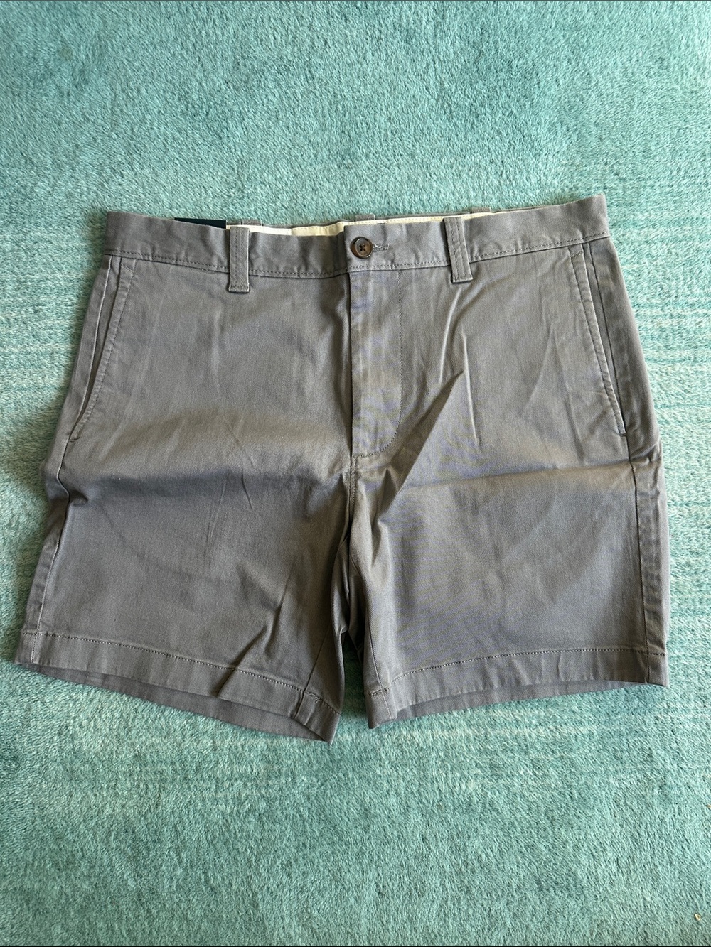 J. Crew Men's Charcoal Flat-Front Shorts